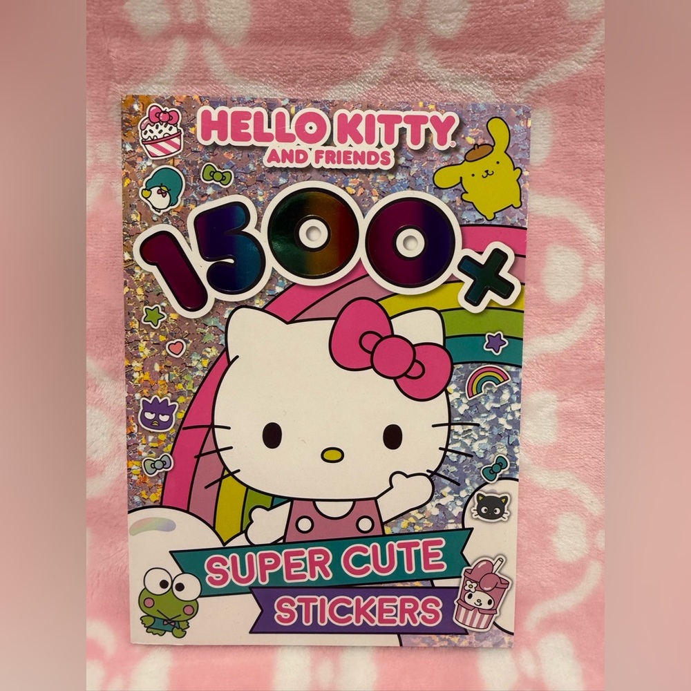 Hello Kitty Pink Rainbow Holographic 1500+ Super Cute Stickers